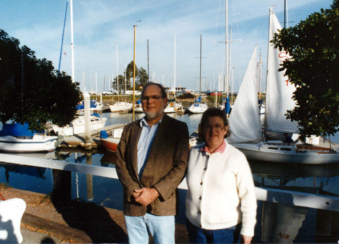 Luther, & Ruth with sailboats